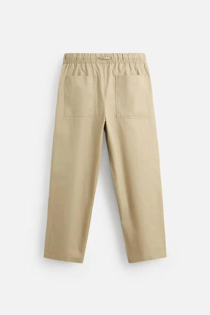 Relaxed Fit Cotton/linen Trousers