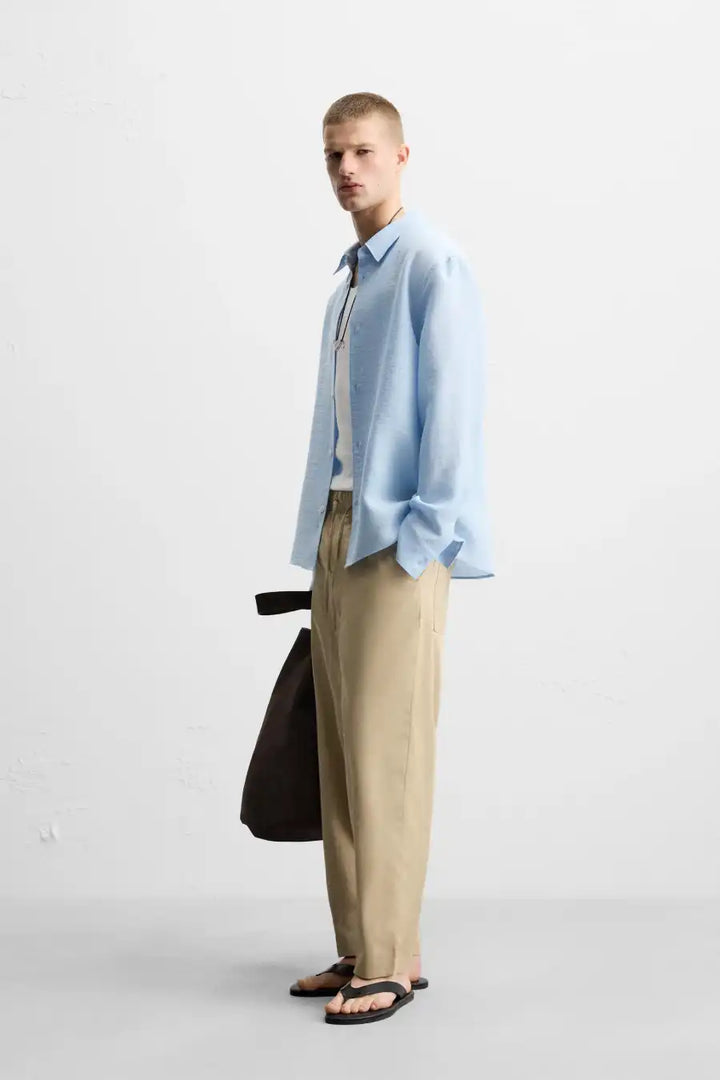 Relaxed Fit Cotton/linen Trousers
