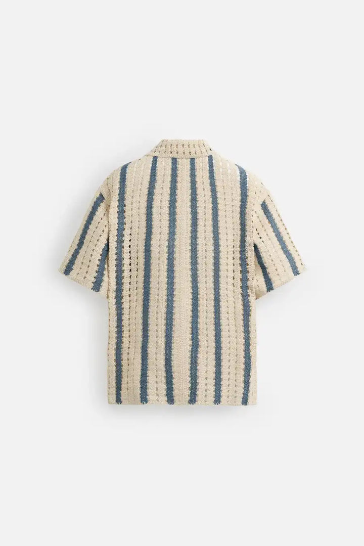 Textured Crochet Shirt